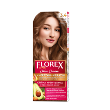 Plaukų dažai FLOREX 3.4 (miško riešutas)